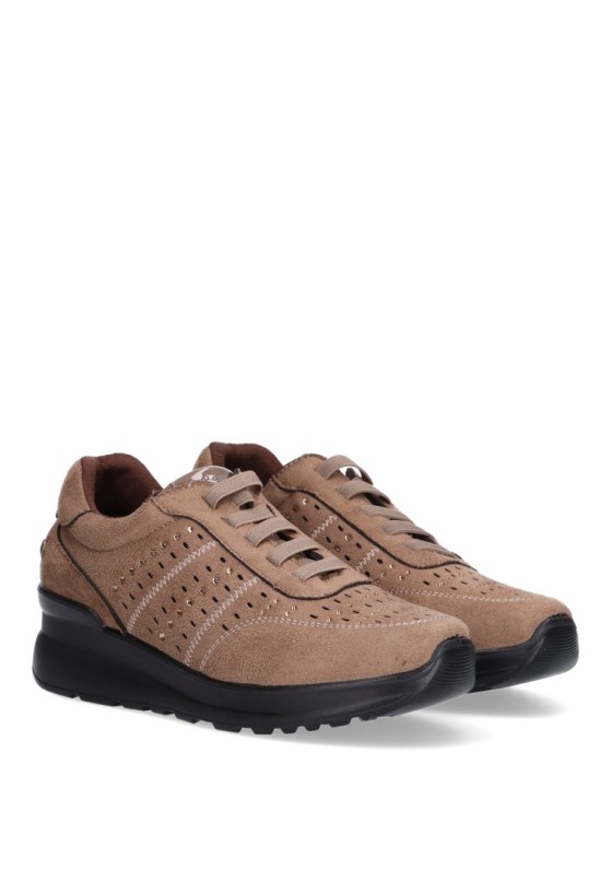 Deportivo mujer AMARPIES ast27000 taupe