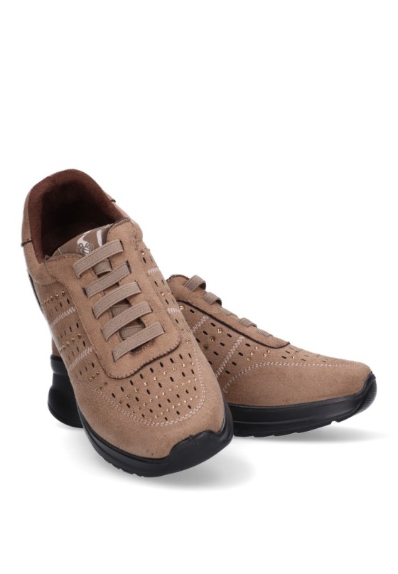 Deportivo mujer AMARPIES ast27000 taupe