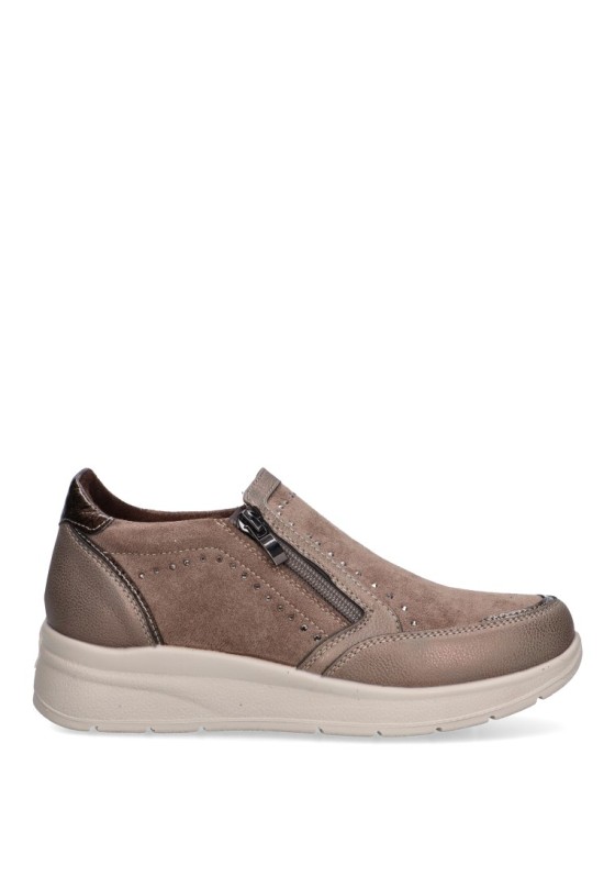 Zapato mujer AMARPIES atl27021 taupe