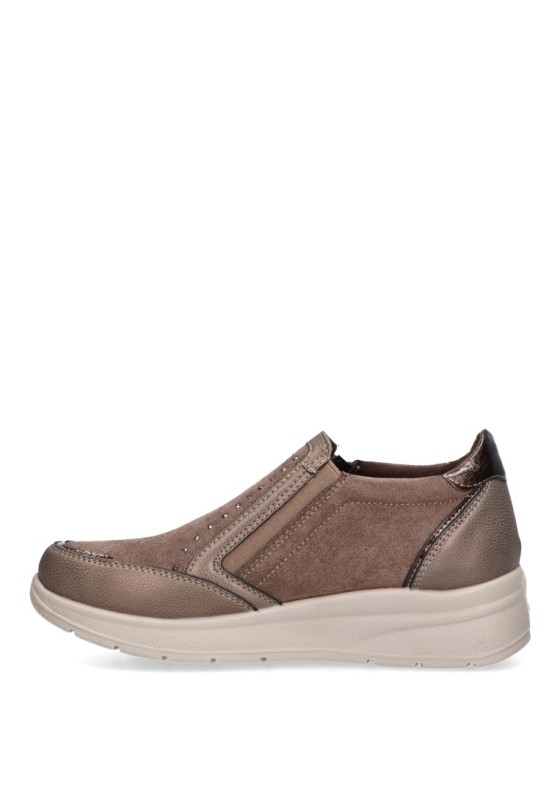 Zapato mujer AMARPIES atl27021 taupe