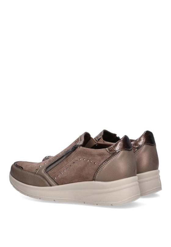 Zapato mujer AMARPIES atl27021 taupe