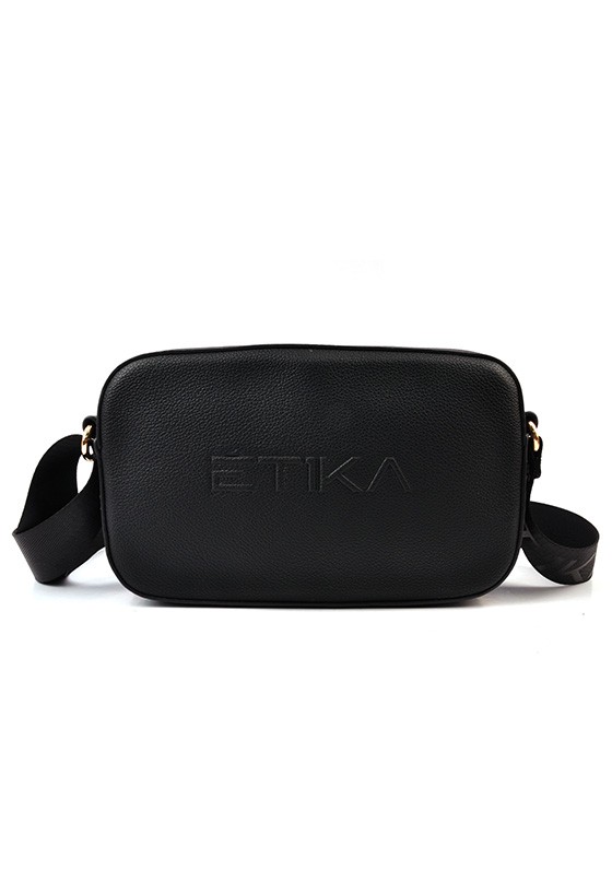 Bolso bandolera pequeña mujer ETIKA b30107 negro