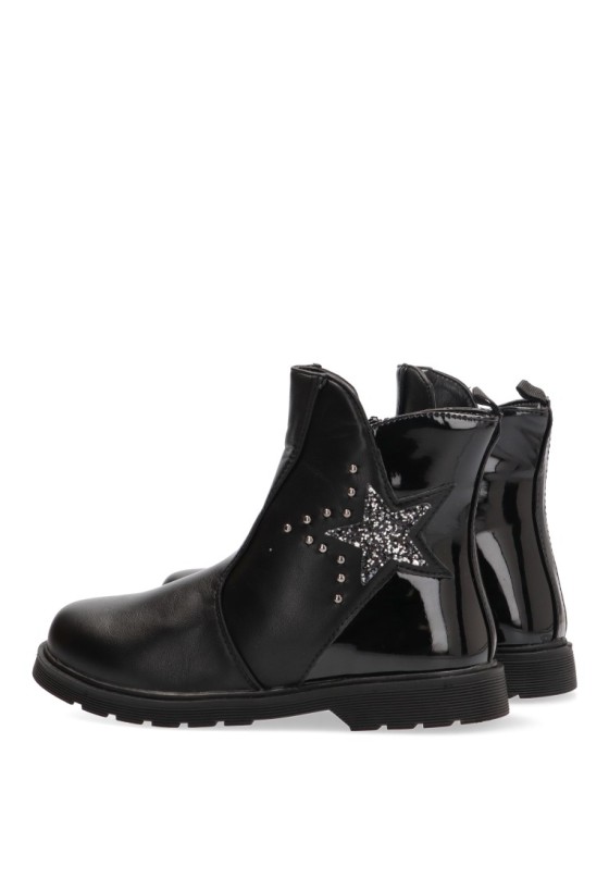 Botin niña ETIKA 10609 negro