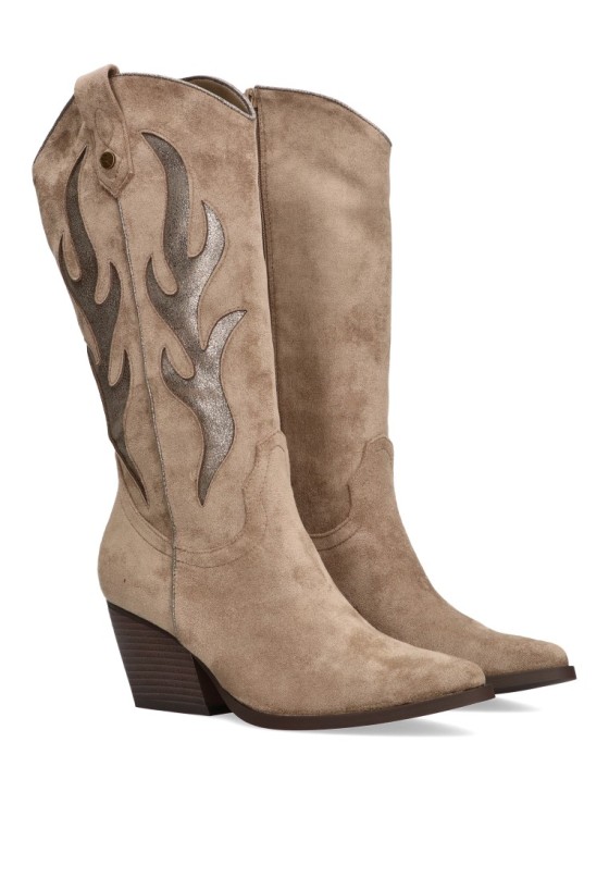 Bota mujer ETIKA 110518 taupe