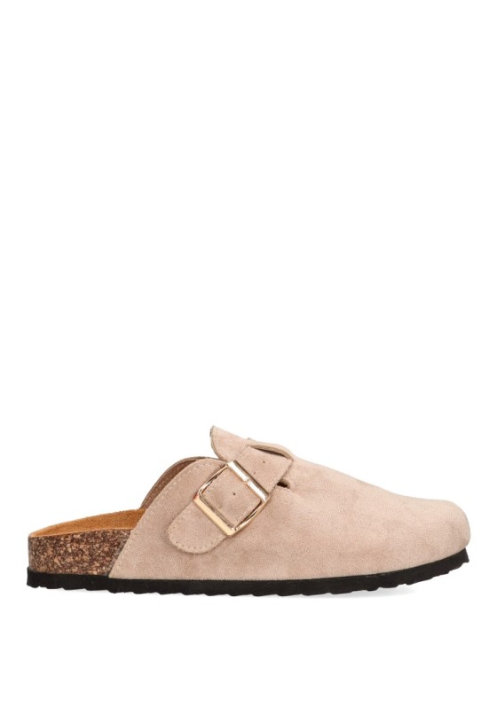 Zueco mujer IDEAL SHOES 2769 beige