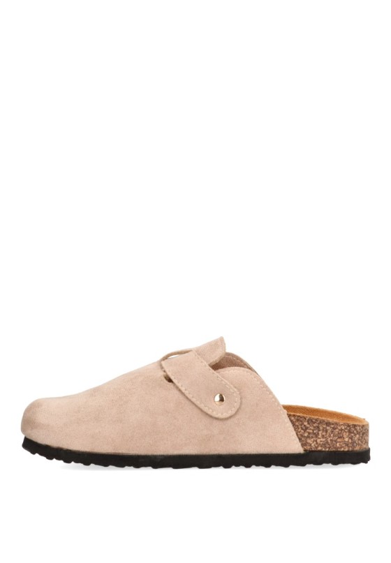 Zueco mujer IDEAL SHOES 2769 beige