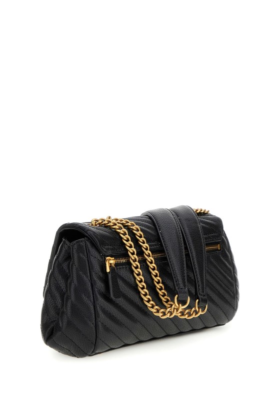 Bolso bandolera pequeña mujer GUESS hwqb94-95210 negro