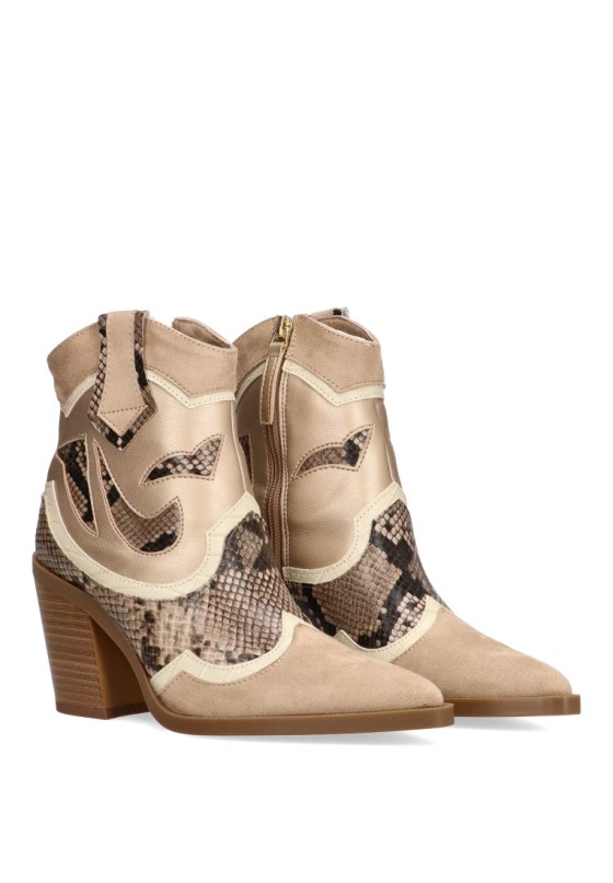 Botin mujer LUNA TREND m4745 beige