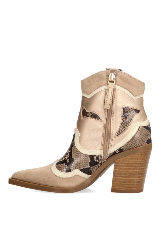 Botin mujer LUNA TREND m4745 beige