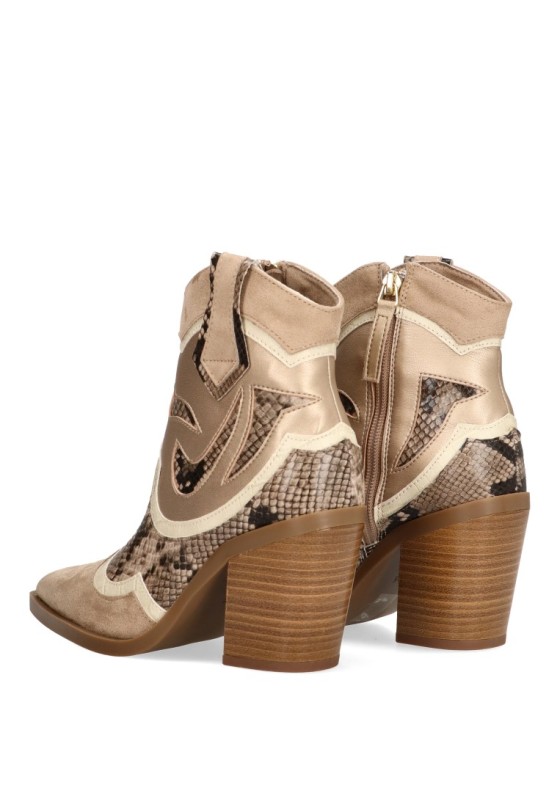 Botin mujer LUNA TREND m4745 beige