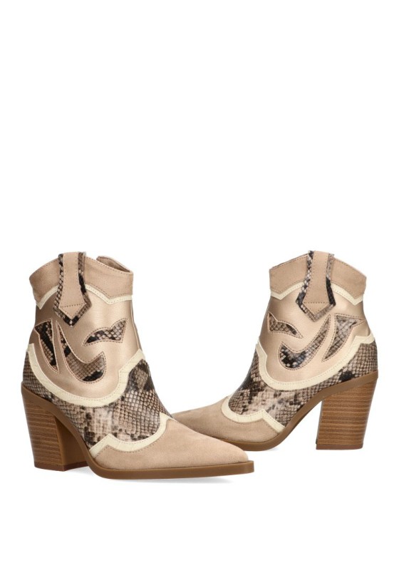 Botin mujer LUNA TREND m4745 beige