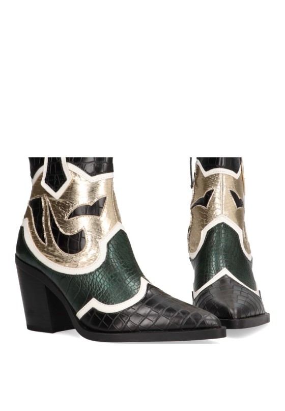 Botin mujer LUNA TREND m4745 verde