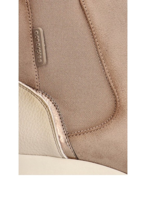 Botin mujer AMARPIES amd27097 beige