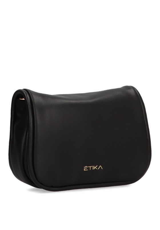 Bolso bandolera pequeña mujer ETIKA b30122 negro