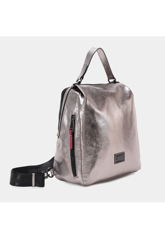 Mochila bolso mujer BINNARI 20211 plata