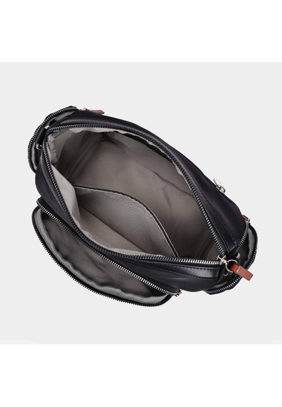 Bolso bandolera grande mujer BINNARI 20293 negro