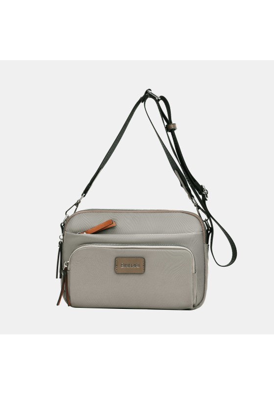 Bolso bandolera pequeña mujer BINNARI 20292 taupe