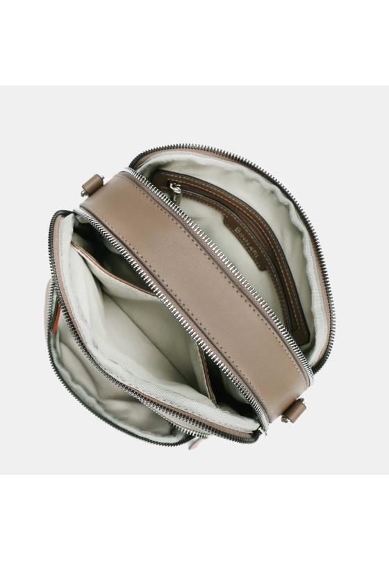 Bolso bandolera pequeña mujer BINNARI 20292 taupe