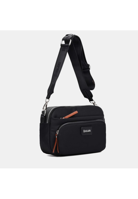 Bolso bandolera pequeña mujer BINNARI 20292 negro