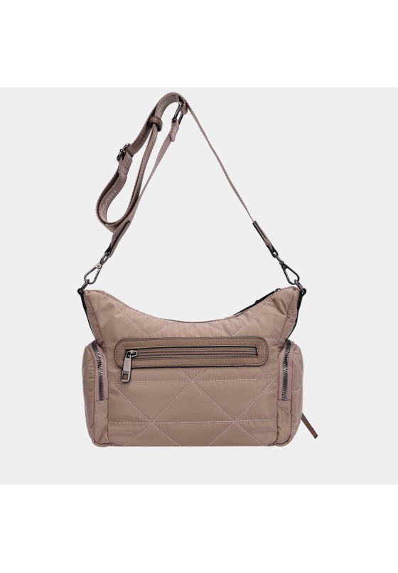 Bolso bandolera pequeña mujer BINNARI 20361 beige