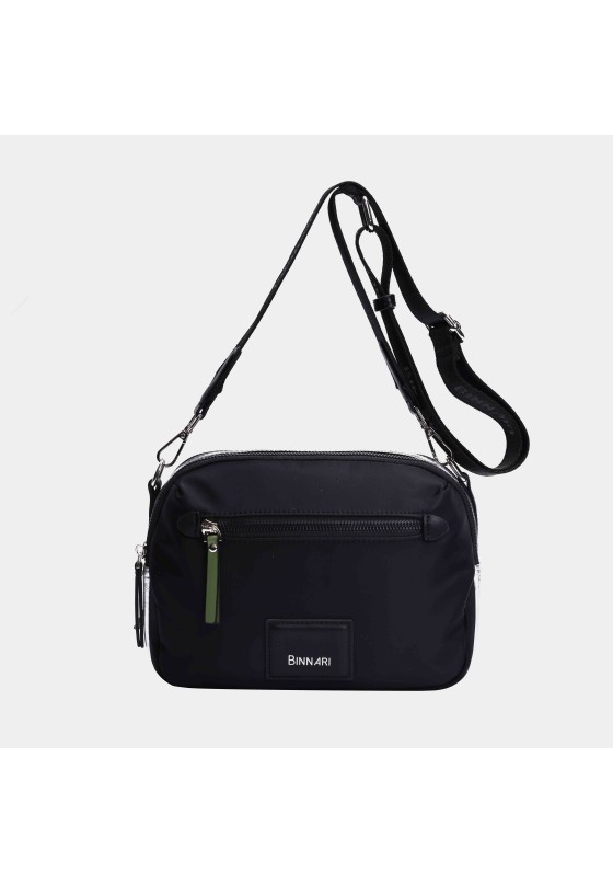 Bolso bandolera pequeña mujer BINNARI 20281 negro