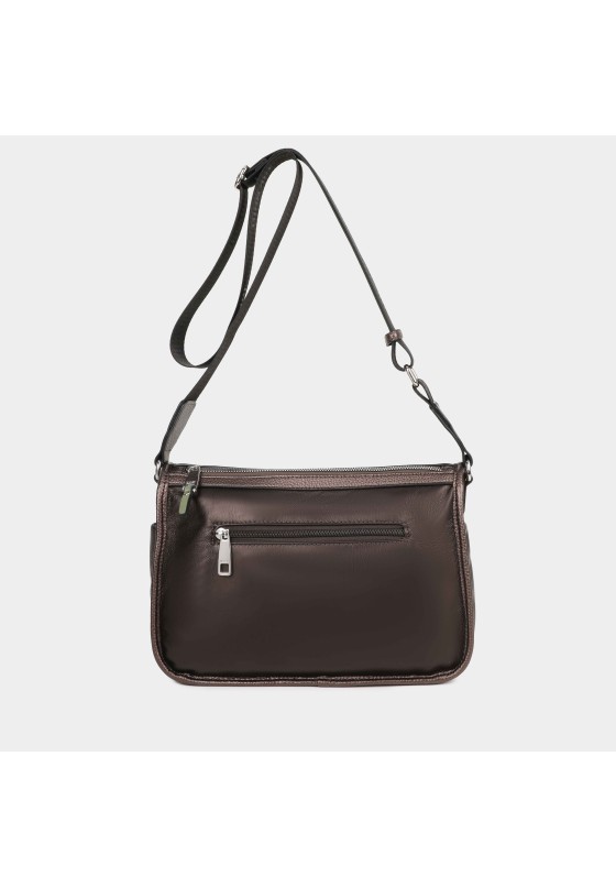 Bolso bandolera pequeña mujer BINNARI 20310 marron