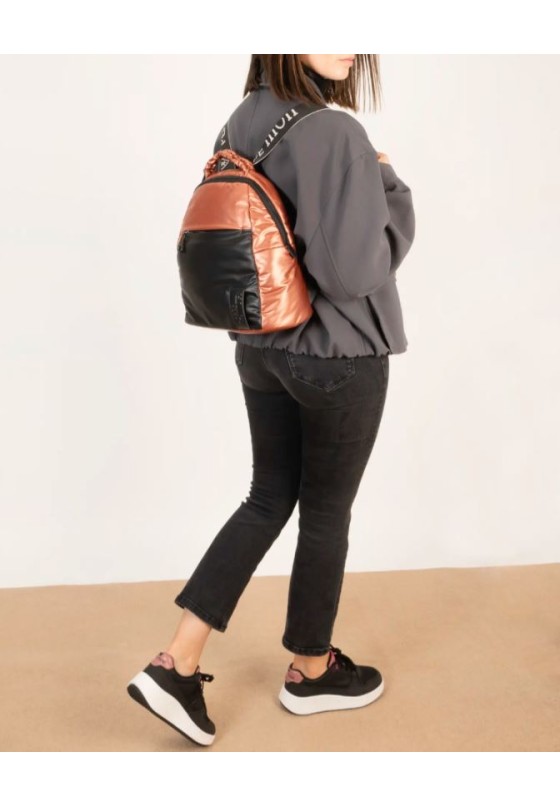 Mochila bolso mujer PEPE MOLL 242122 bronce