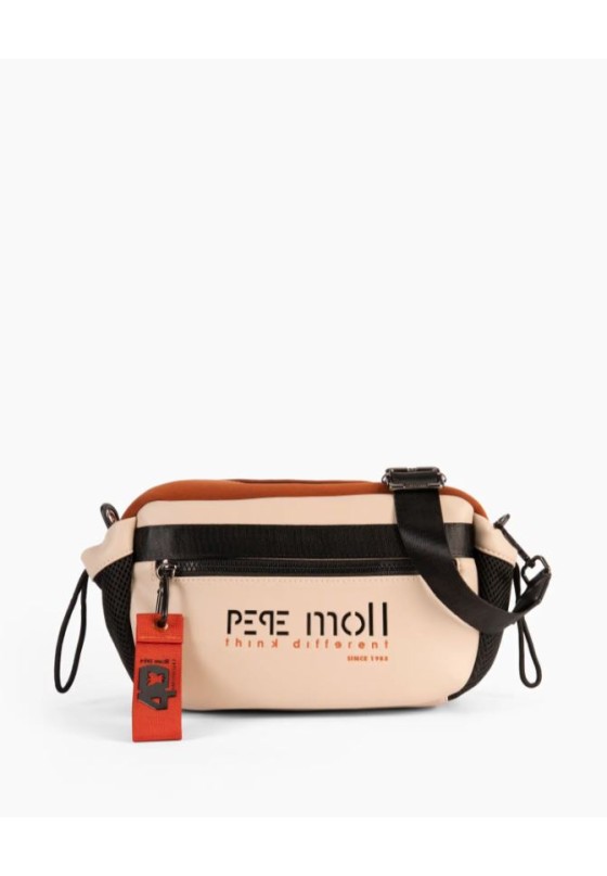 Bolso bandolera pequeña mujer PEPE MOLL 242252 beige