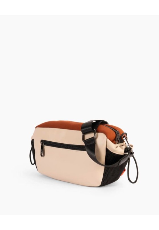 Bolso bandolera pequeña mujer PEPE MOLL 242252 beige