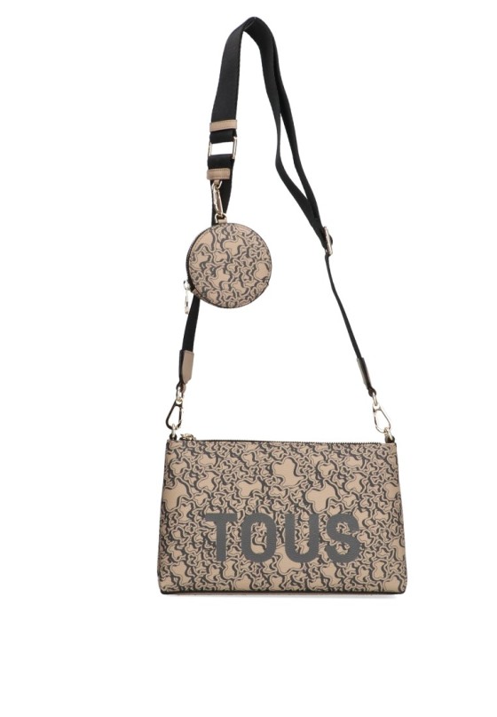 Bolso bandolera pequeña mujer TOUS 2002138443 taupe