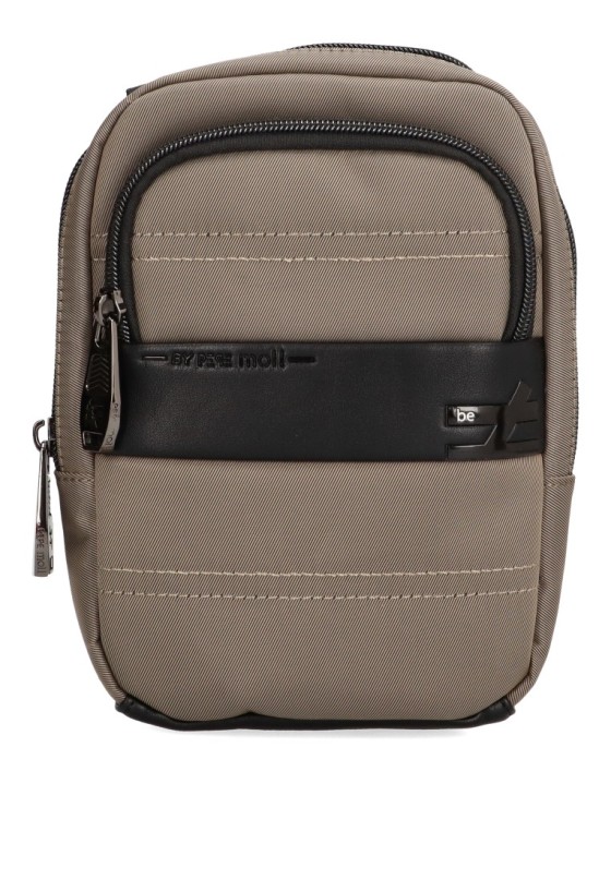 Bolso bandolera pequeña hombre PEPE MOLL 242513 taupe