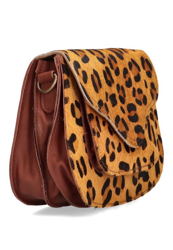 Bolso bandolera pequeña mujer COCO akash leopardo