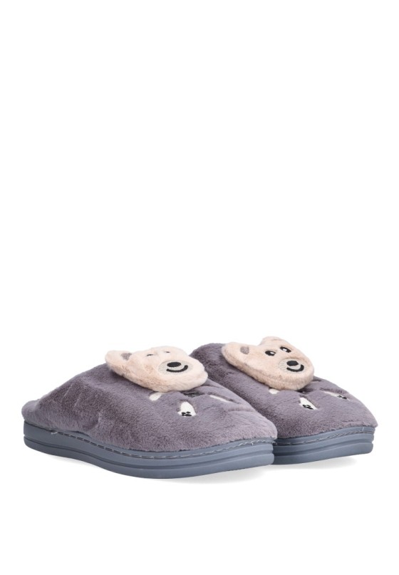 Zapatillas casa mujer 2Z 3320 gris