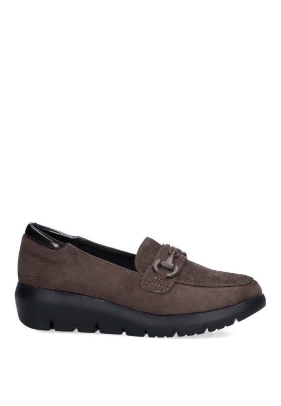 Nautico kiova mocasin mujer AMARPIES abz27044 taupe