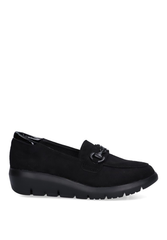 Nautico kiova mocasin mujer AMARPIES abz27044 negro