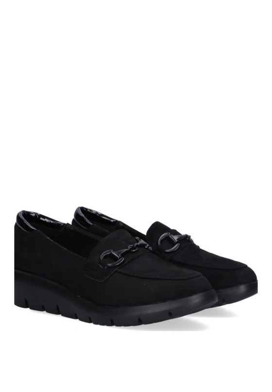 Nautico kiova mocasin mujer AMARPIES abz27044 negro