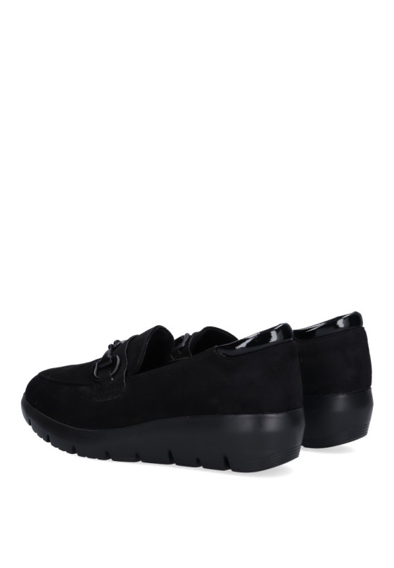 Nautico kiova mocasin mujer AMARPIES abz27044 negro