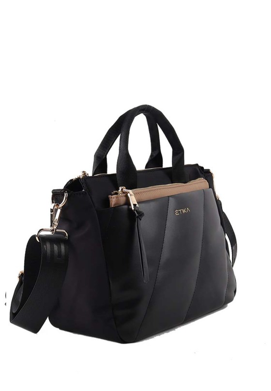 Bolso mujer ETIKA b30114 negro