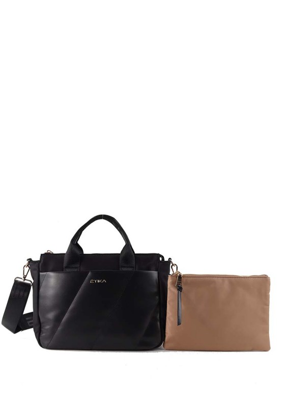 Bolso mujer ETIKA b30114 negro