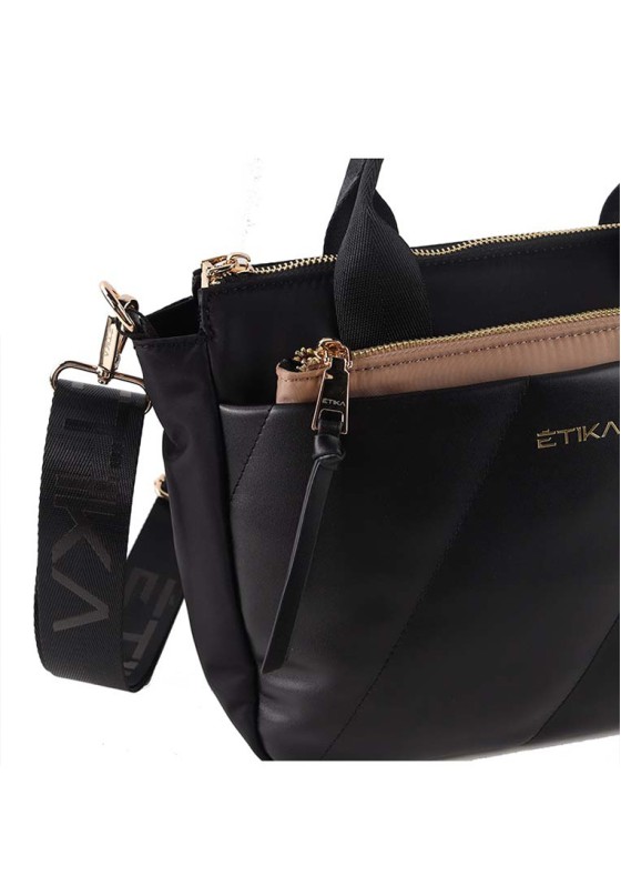 Bolso mujer ETIKA b30114 negro