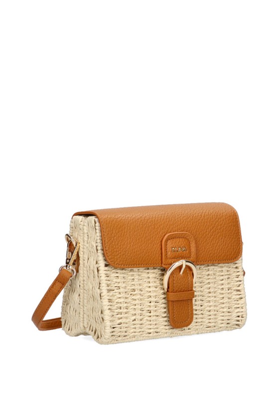 Bolso bandolera pequeña mujer Luna Collection diana camel