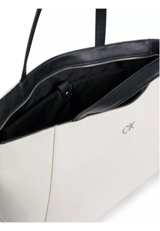 Bolso mujer CALVIN KLEIN k60k611446pc4 blanco