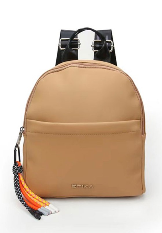 Mochila bolso mujer ETIKA b30118 camel