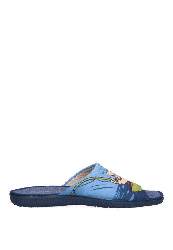 Zapatillas casa hombre VULCA-BICHA 1443 azul