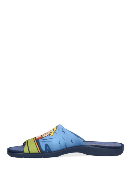 Zapatillas casa hombre VULCA-BICHA 1443 azul