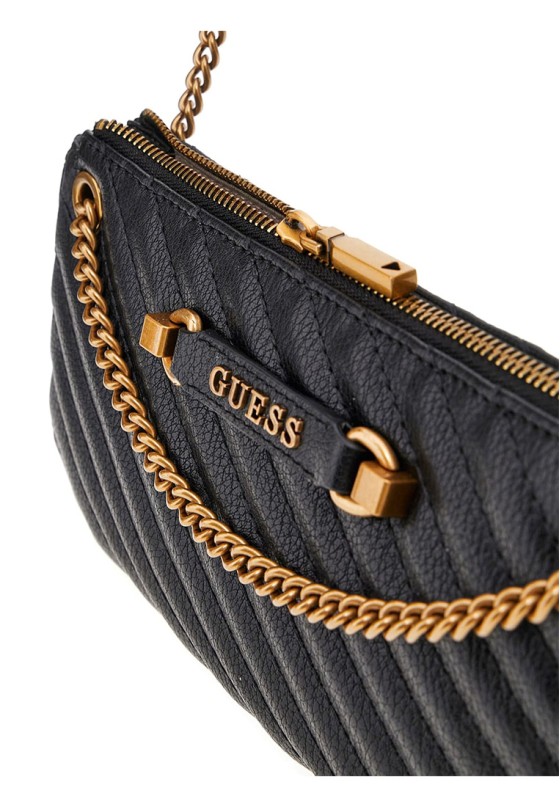 Bolso bandolera pequeña mujer GUESS hwqb94-95720 negro