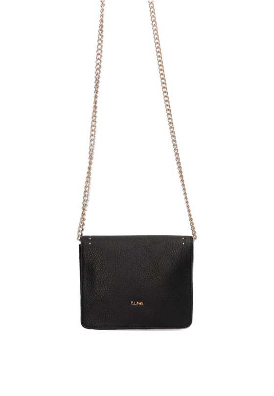 Bolso bandolera grande mujer Luna Collection ciney negro