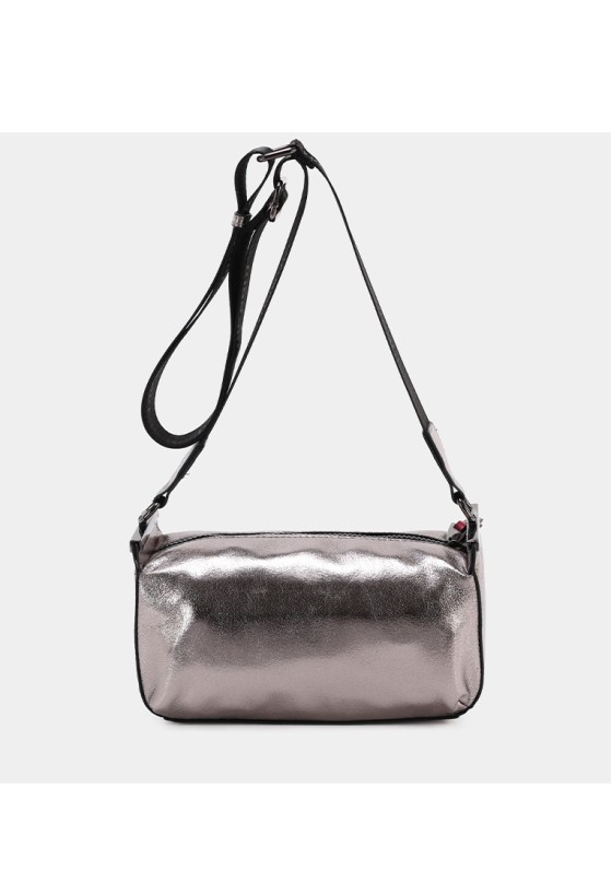 Bolso bandolera pequeña mujer BINNARI 20213 plata