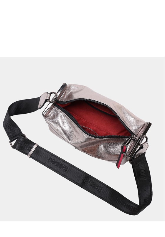 Bolso bandolera pequeña mujer BINNARI 20213 plata