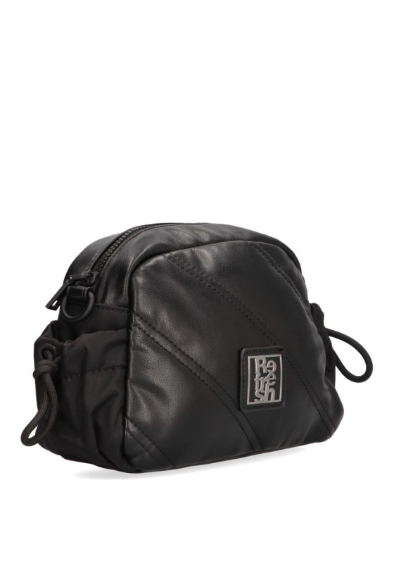 Bolso bandolera pequeña mujer REFRESH 183222 negro